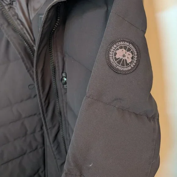 Canada Goose Lorette Hooded Parka Women's Large, Black - Picture 3 of 10